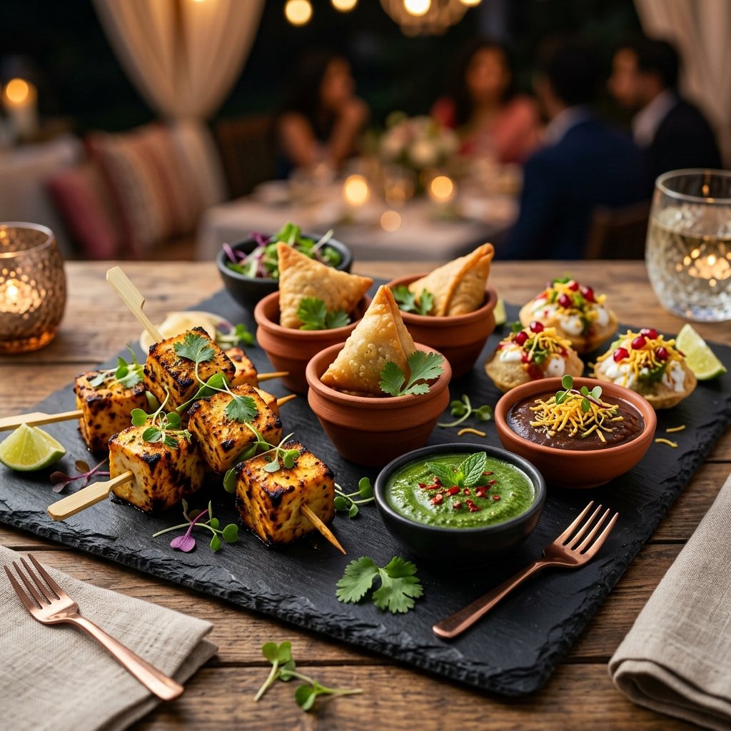 Indian Fusion Canapés and Hors d'oeuvres